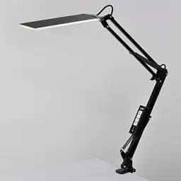 Настільна світлодіодна LED лампа з функцією роботи від Power Bank X-LED 30Вт чорна