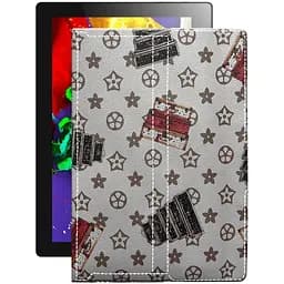 Чехол StatusCASE из экокожи для планшета Lenovo Tab 2 A10-70L 16GB LTE Луи-Витон-белый