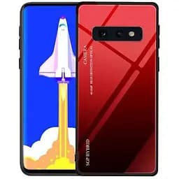 Чехол бампер Primo Gradient Glass для Samsung Galaxy S10e (SMG970) Red