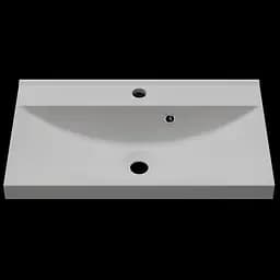 Раковина матова врізна Amidicon Scif 60 600x350 з литого каменю SCIF_60_MAT, Білий матовий