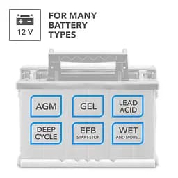 Зарядний пристрій для автомобільного акумулятора Trotec PBCS 10A, 12V, 4-200Ah (4675000015) - мініатюра 9