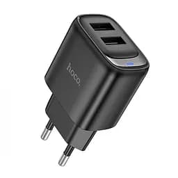 Зарядное устройство Hoco C141A 2 USB черный