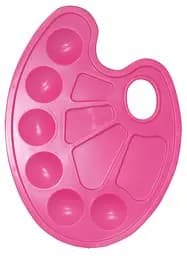 Палитра для рисования розовая