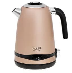 Электрочайник Adler AD 1295 стальной 1,7 л с ЖК-дисплеем и контролем температуры