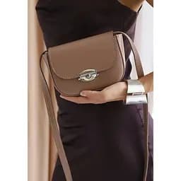 Жіноча шкіряна сумка Jill карамельна