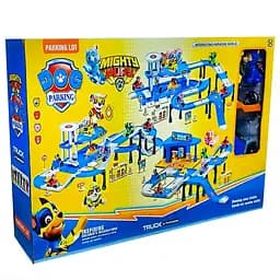 Трек-парковка Мега Герой, 2 щеняти, 2 машинки, 553-389B