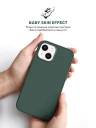 Силиконовый чехол с MagSafe для Apple iPhone 15, ICON2 MagCase, зеленый, противоударный, панель с мягкой подкладкой, защита всего корпуса, поддержка беспроводной зарядки, совместим с защитными стеклами и пленками, ArmorStandart (ARM72731) - мініатюра 8