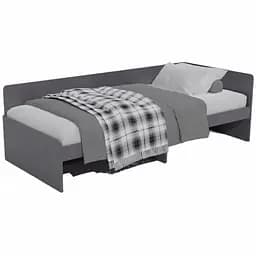 Ліжко односпальне Еверест Соната-800 80х190 см графіт (EVR-5579)