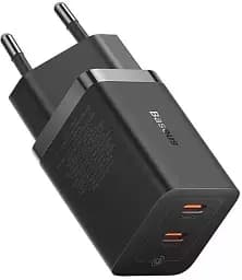 Мережевий зарядний пристрій Baseus GaN5 Pro Fast Charger 2Type-C 40W CCGP180101 Black - мініатюра 2