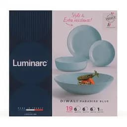 Сервіз Luminarc Diwali Paradise Blue 19 предметів (V6213) - мініатюра 2