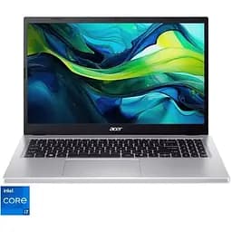 Ноутбук Acer 15.6'' Aspire Go 15 AG15-71P, FHD IPS, процесором Intel Core i7-13620H (24M Cache, up to 4.90 GHz), 16GB DDR5, 1TB SSD, Intel UHD, No OS, Pure срібний