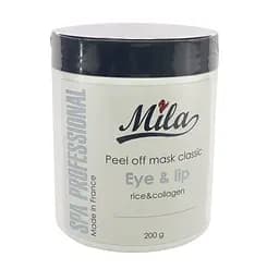 Альгинатная маска для контура глаз и губ Укрепляющая Peel Off Mask Eye&Lip Contour Mila Perfect 200 г