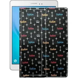 Чехол StatusCASE из экокожи для планшета Samsung Galaxy Tab A 9.7 (T550, T555) Фэшн черный