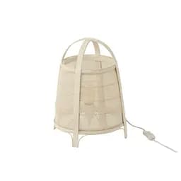 Лампа J-Line з бамбука та тростини 35 см бежева (46380)