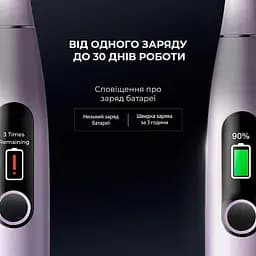Розумна зубна електрощітка Oclean X Pro Digital Electric Toothbrush Purple (6970810553475) - мініатюра 7