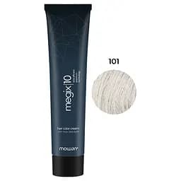 Фарба для волосся з низьким вмістом аміаку Megix10 Mowan 101 ультра світлий попелястий блонд 100 мл