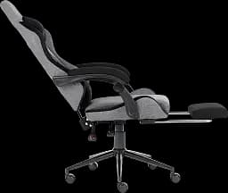 Геймерське крісло GT Racer сіре із чорним (X-2324 Fabric Gray/Black Suede) - мініатюра 5