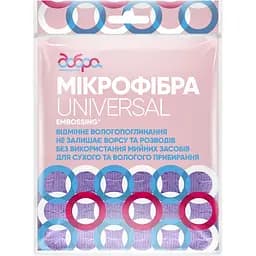 Салфетка универсальная Добра господарочка для кухни с тиснением микрофибра 1 шт (4820086522045)