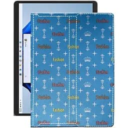 Чехол StatusCASE из экокожи для планшета Microsoft Surface Pro 8 Фэшн голубой