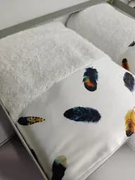 Подарунковий набір рушників для ванної Belizza Feather 50х90 см + 70х140 см van0000524 - мініатюра 2