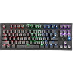 Клавіатура Xtrike ME GK-979 5 colors-LED Mechanical Red Switch USB Black (GK-979)