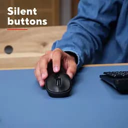 Мишка Trust Yvi+ Silent Wireless/Bluetooth Glossy Black (25512) - мініатюра 10