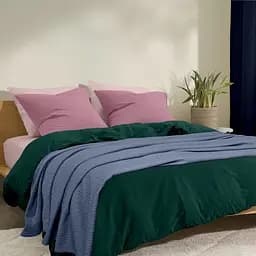 Плед-покривало Cosas Nightfall Knitted Braid косичка 160х230 см синій (Blanket_65Nightfall_KnittedBraid_160x230) - мініатюра 5