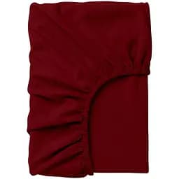 Простирадло на резинці Cosas з вареної бавовни 100х200 Ruby 100х200х20 см (79WashedCottonBordo_100x200x20)