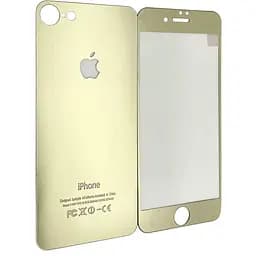 Защитное стекло DK Mirror Full Glue back/face для Apple iPhone 7/8 gold