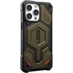 Чохол-накладка Urban Armor Gear Monarch Pro Magsafe для Apple iPhone 15 Pro Max Carbon Elemental Green (11422211427B) - мініатюра 5