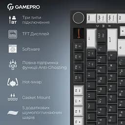 Клавіатура GamePro Asgard Valhalla Pro 75% Rainy switches (MK160B-D-Pro) - мініатюра 14