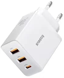 Мережевий зарядний пристрій Baseus Cube Fast Charger 2 USB+Type-C 30 W P10111402213-00 White
