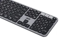Клавиатура беспроводная 110key, WL/BT 2E KS240 Grey-Black - мініатюра 3