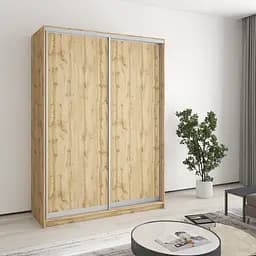 Шафа-купе дводверна MebelStar Комбо AL 2ДСП 150x60x210 см Дуб тахо (MBS-3516)