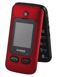 Мобільний телефон Sigma Comfort 50 Shell Duo Type-C Red-Black UA UCRF - мініатюра 2