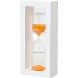 Пісочний годинник Склоприлад 4-28, 15 хвилин пісок помаранчевий білий (300595)