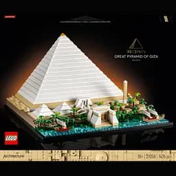 Конструктор LEGO Architecture Пирамида Хеопса, 1476 деталей (21058)