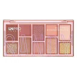 Набір тіней для повік LN Professional Multi-Finish Eyeshadow Palette, відтінок 401, 10 г