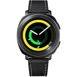 Ремінець для Samsung Gear Sport - чорний Watchbands Standart ширина кріплення 20мм розмір L шкіряний (WB0029STANDART2BLACKASP2)