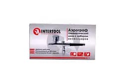 Пневматичний аерограф Intertool PT-1504 верхній бак 7 мл x 0.3 мм - мініатюра 2