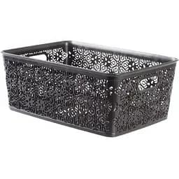 Кошик Violet House Ажур Dark Grey 14 л (0504 №4 Ажур DARK GREY б/кр. 14 л)