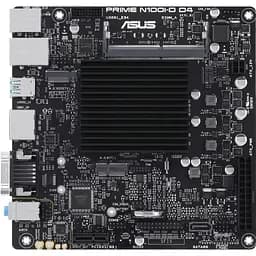 Материнська плата Asus Prime із процесором N100I-D D4-CSM, N100 (4x3.4 GHz), 1xDDR4 SO-DIMM (Max. 16Gb), UHD Graphics, 1xSATA2, 1xM.2, 1xPCI-E 3.0 x1, 8x RTL8111G, 6xUSB3.2/4xUSB2.0, VGA/HDMI/DP, Mini-ITX