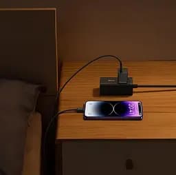 Зарядний пристрій адаптер Baseus GaN5 30 W (CCGN070401) 1Type-C чорний - мініатюра 5
