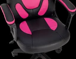 Геймерське дитяче крісло GT Racer чорне з рожевим (X-1414 Black/Pink) - мініатюра 5