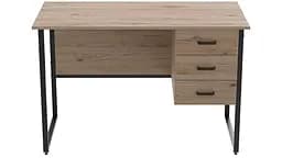 Комп'ютерний стіл Ferrum-decor Гаррі 75x120x60 чорний ДСП Дуб Сан-Марино 16мм (FRD-103534)