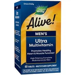 Вітаміни та мінерали Nature's Way Alive! Men’s Ultra Multivitamin 60 таблеток