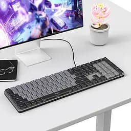 Клавіатура дротова WIWU KB-01 Wired for laptop Black - мініатюра 4
