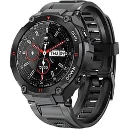 Чоловічий розумний смарт-годинник Lemfo K22 Smart Extreme Ultra Black