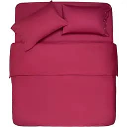 Простыня Ardesto Mix & Match сатин 180х240 см бордовая (ART1824FSR)