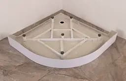 Душова кабіна з низьким піддоном Mixxus Plain SCT02-90x90x195-TR graphite прозоре скло 4 мм MI6901, Універсальна, прозорий, графіт - мініатюра 9